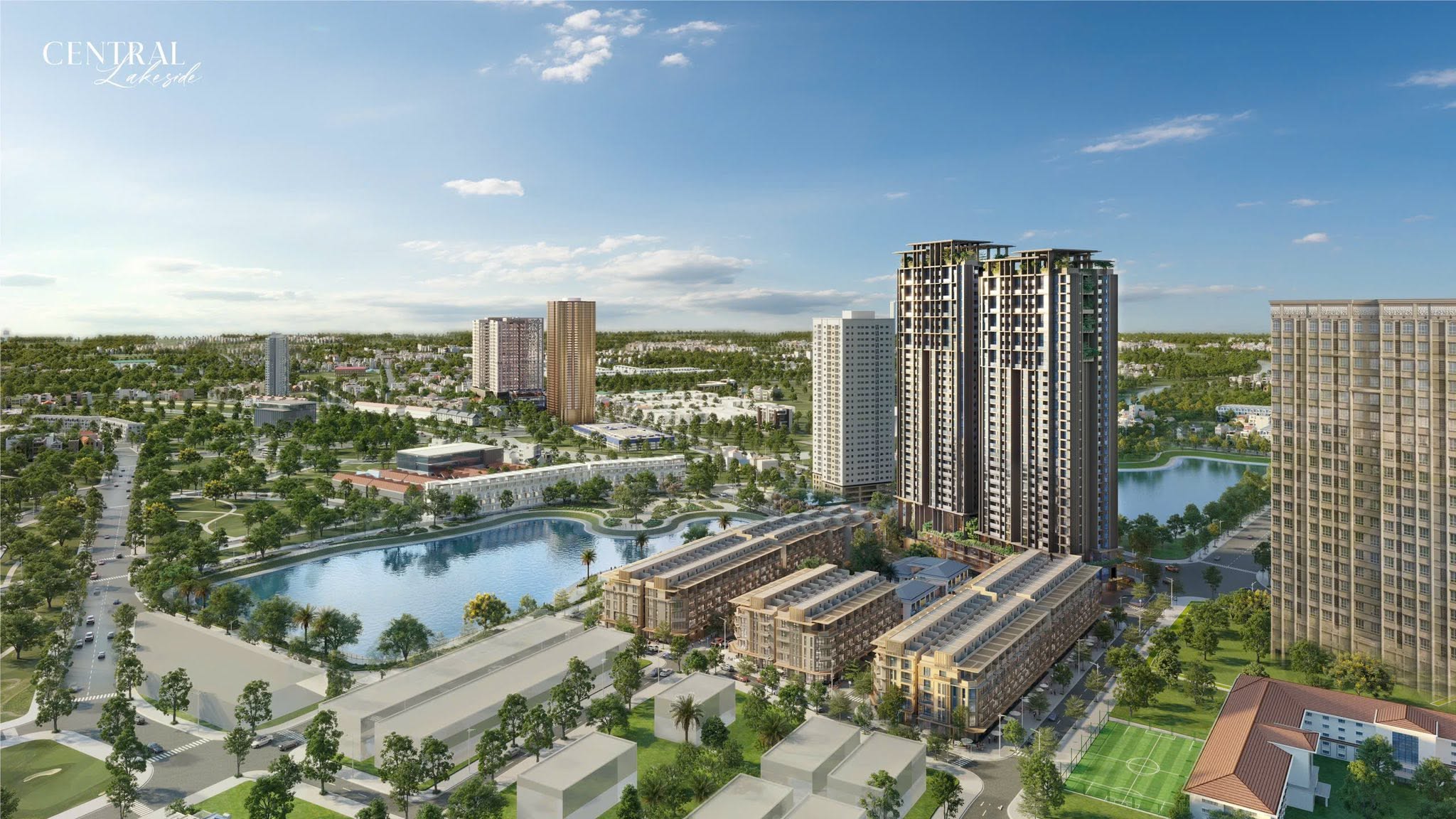 Phoi canh du an central lakeside Trung Van